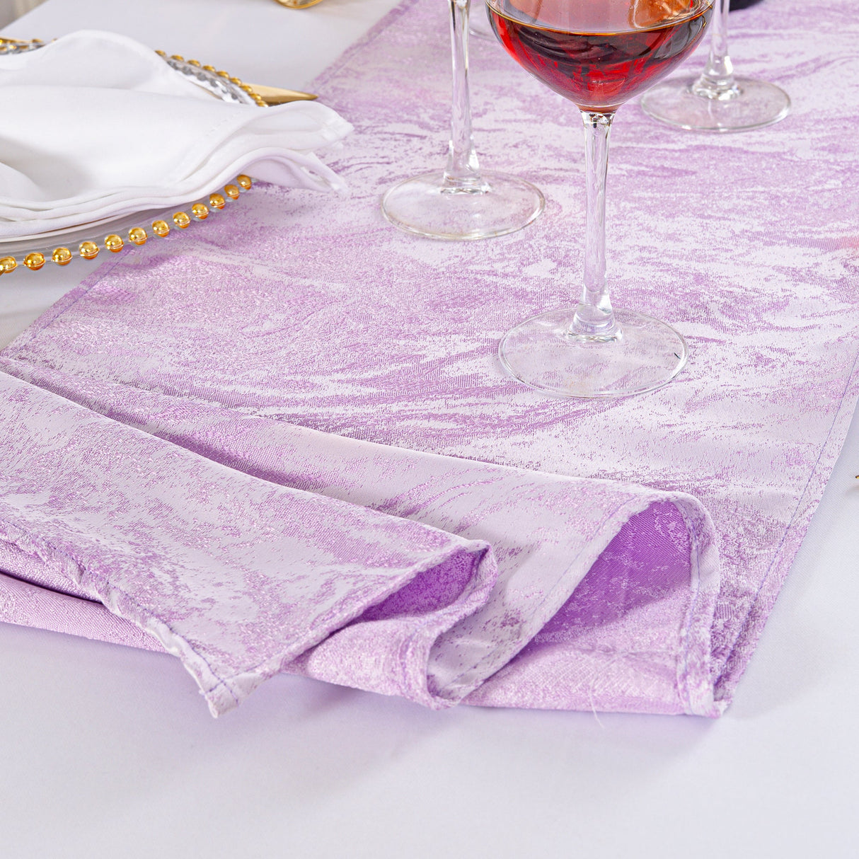 Jacquard Table Runner 13x108 Lavender