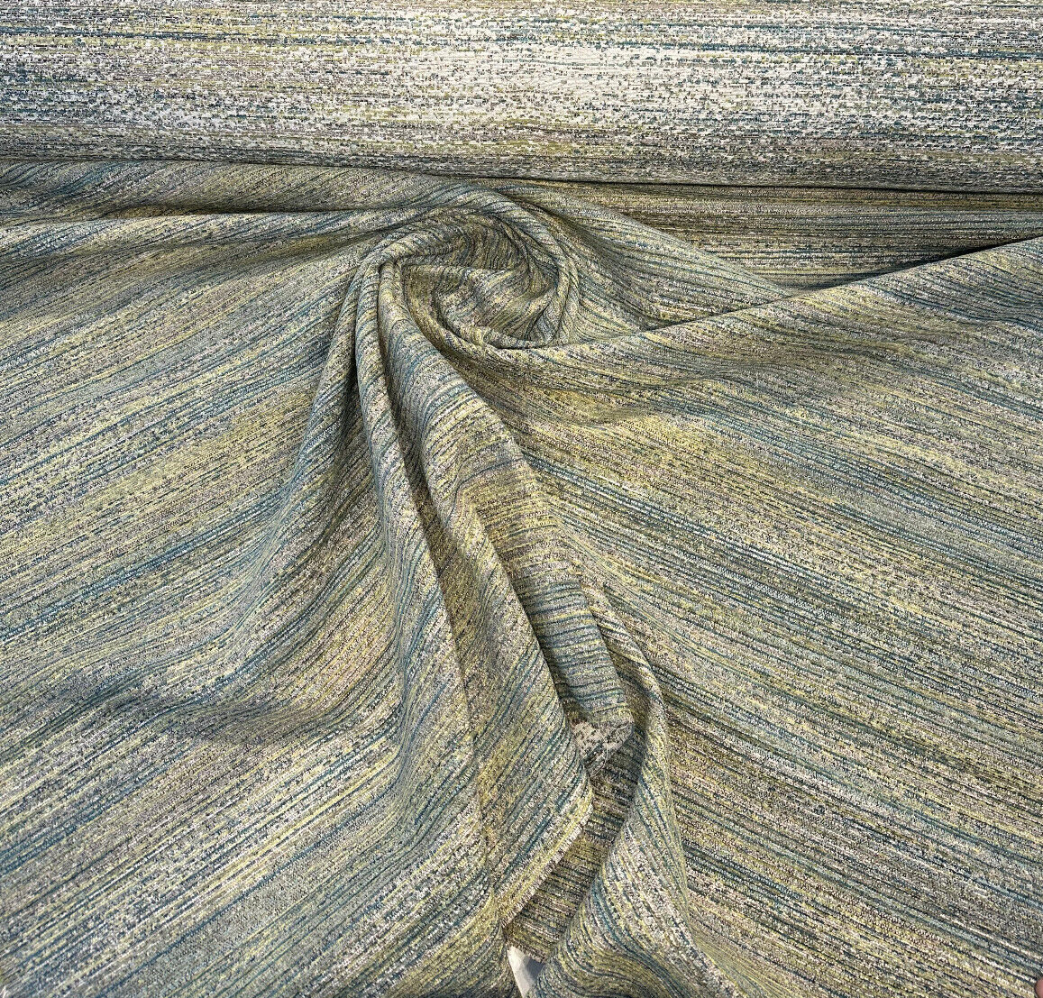 Forecast Green Fern Tweed Chenille Fabric - Green Fern Tweed, 57.25" Width (1 Yard)