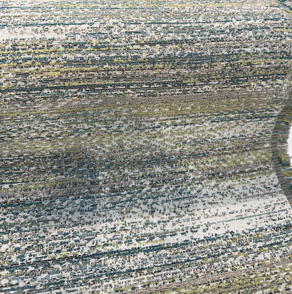 Forecast Green Fern Tweed Chenille Fabric - Green Fern Tweed, 57.25" Width (1 Yard)