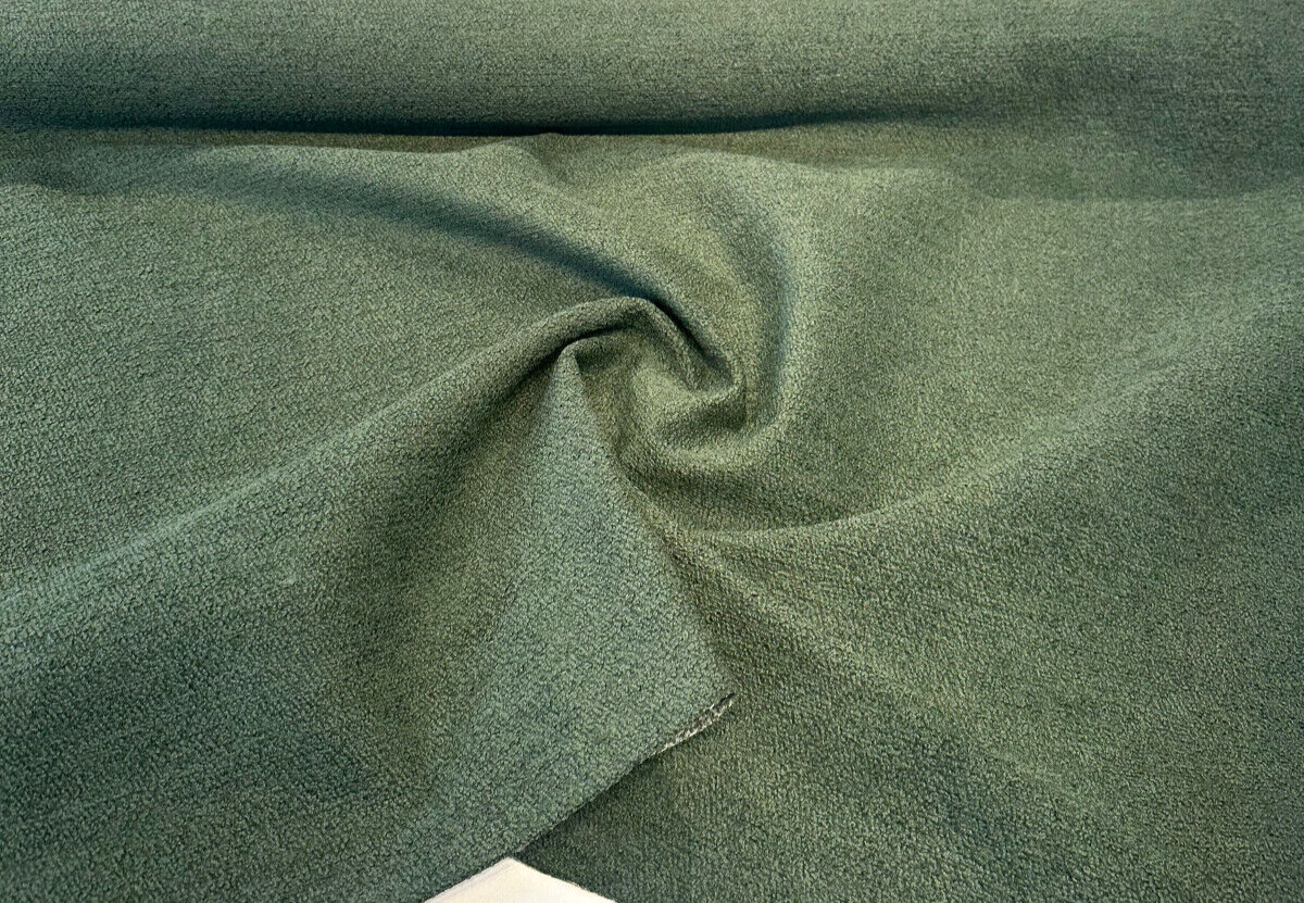 Bella Boucle Ivy Polyester Fabric - Ivy Green, 55" Width (1 Yard)