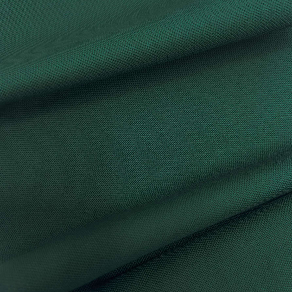 Machine Washable Dark Green Tropical Wool Blend Fabric - Dark Green, Hopsack, 60" Width