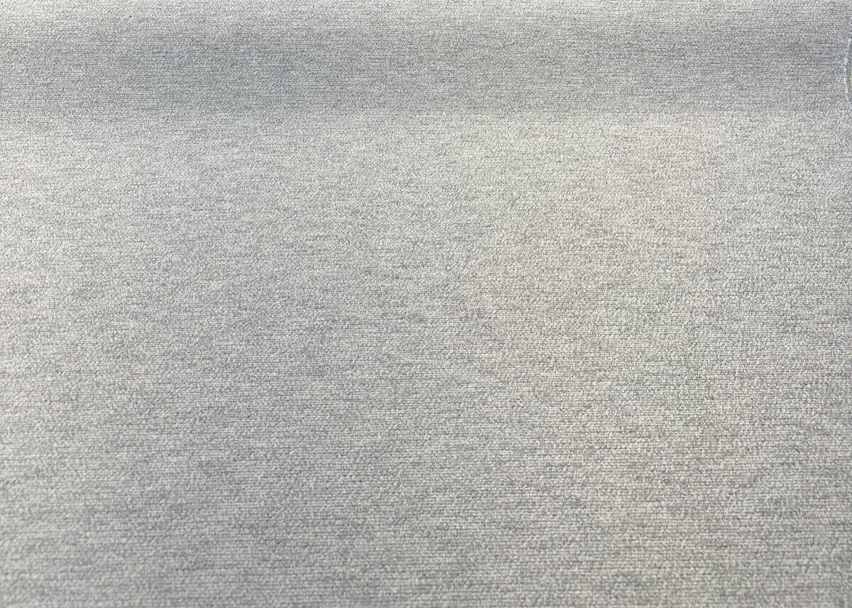 Sunbrella Boucle Improve Sterling Gray Acrylic Fabric - Boucle Texture, Gray, Outdoor Upholstery, 54" Width (1 Yard)