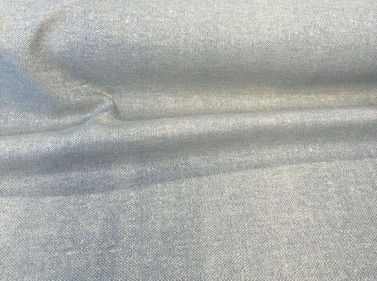 Sunbrella Chartres Mist 100 Percent Solution Dyed Acrylic Fabric - Teal Beige, Solids, Textured, 52" Width (1 Yard)
