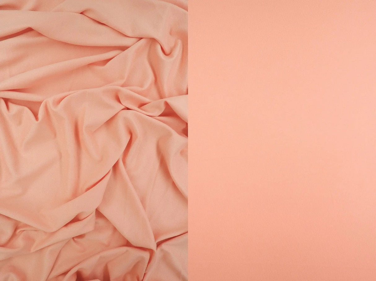 DTY Brushed Solid Knit Fabric, Soft Stretch Lightweight 58/60" Wide for Apparel and Crafts