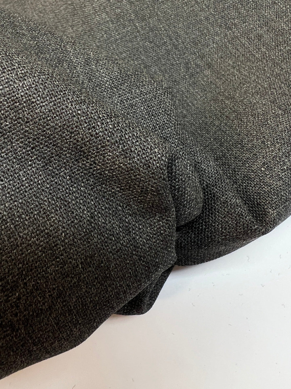 Italian Melange Gray Wool Fabric