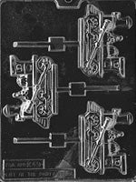 Train Engine Lollipop Chocolate Mold