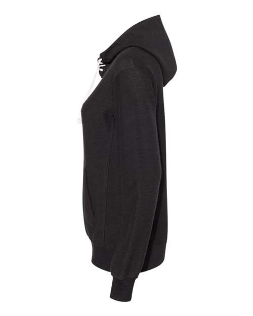 Women’s French Terry Sport Lace Scuba Hooded Pullover