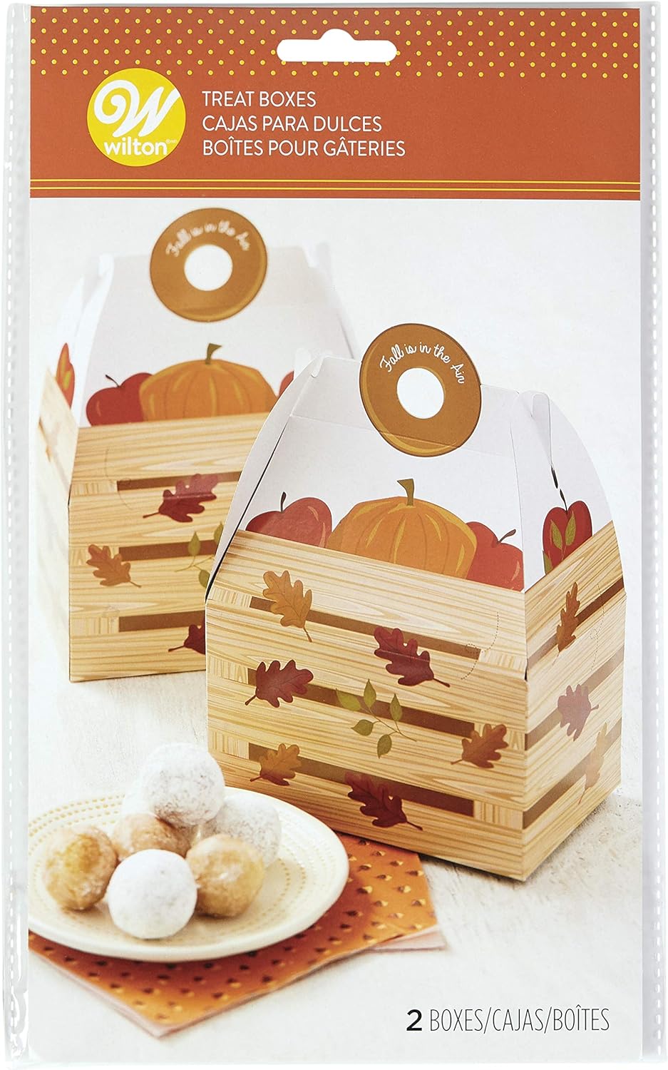Wilton Caramel Apple Boxes harvest style