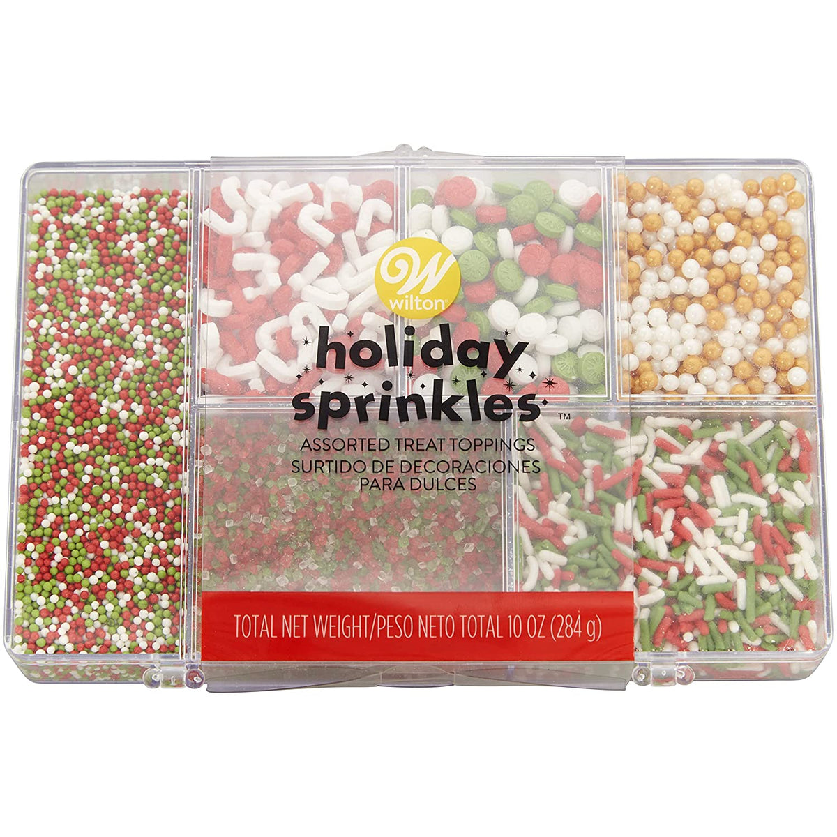 Wilton Christmas Sprinkles Assortment – 6 Mixes