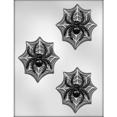 Spider on Web Chocolate Mold