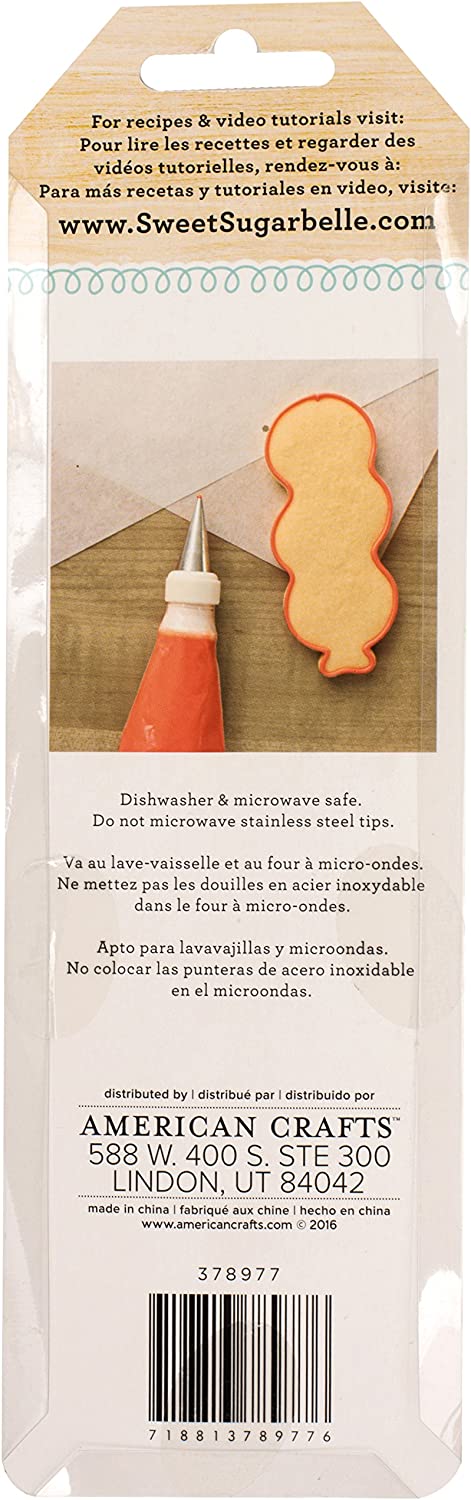 Sweet Sugarbelle Decorating Tools 4 Piece Stainless Steel Icing Tips