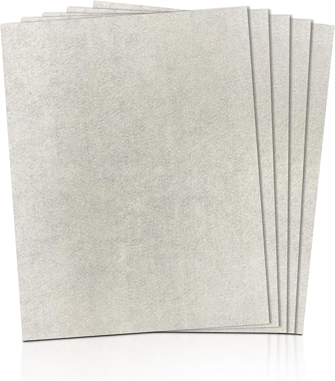 Glitter Felt Sheets 9x12 5-Pack