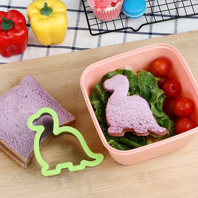 12 PCS Cookie & Sandwich Cutters – Food-Grade Fun Shapes for Baking & Snacks
