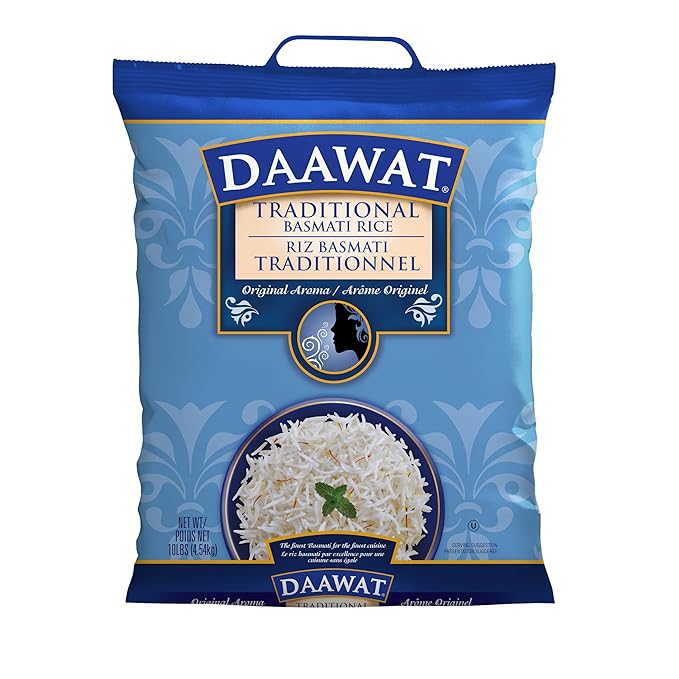 Daawat Traditional Basmati Rice, 10-Pounds