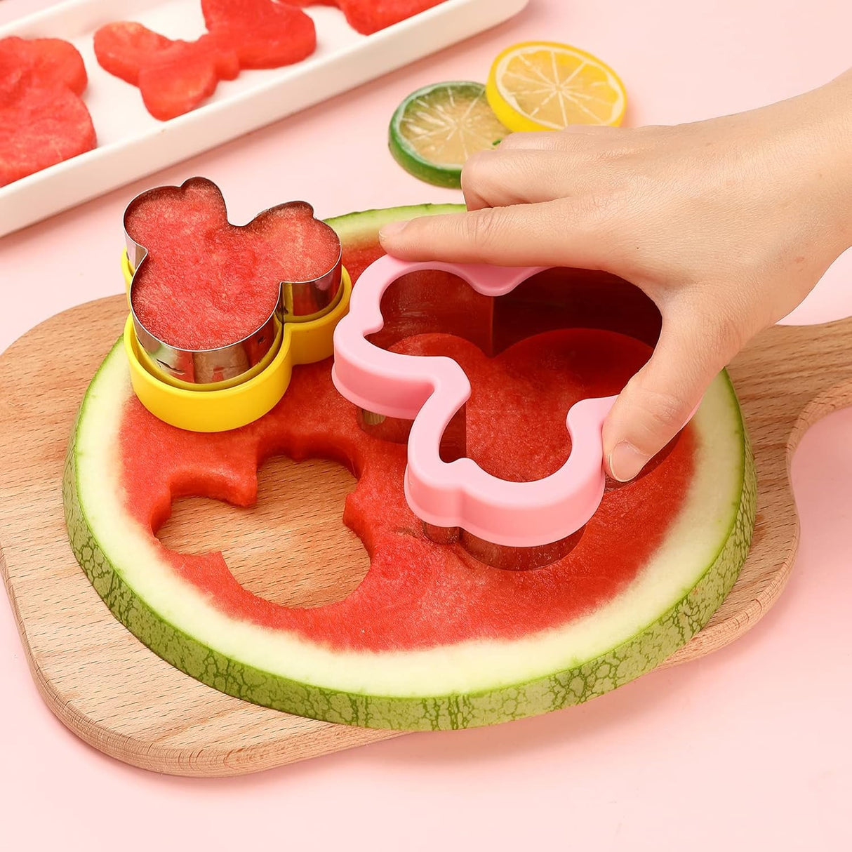 Cookie Cutter Set – 7 Pcs Head Glove Shoe Bows Shapes Food Grade for Kids