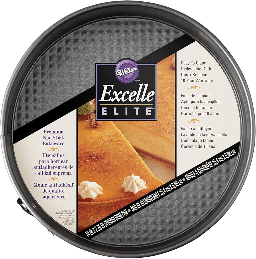 Wilton Excelle Elite Non-Stick Springform Pan, 10-Inch