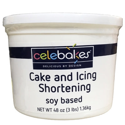 Cake and Icing Shortening - 3 Pound Tub