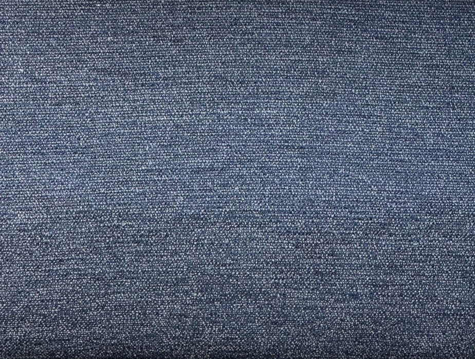 Sunbrella Boucle Twirl Blue Midnight Acrylic Fabric - Midnight Blue, Textured Boucle, 54" Width (1 Yard)