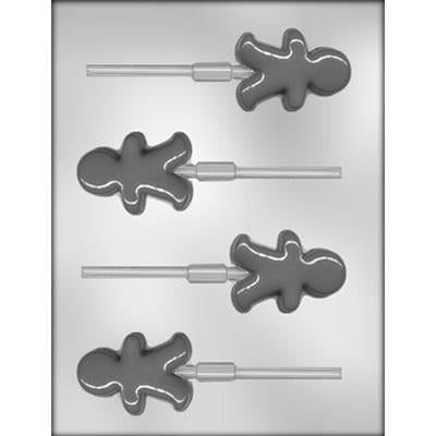 Gingerbread Man Sucker Chocolate Mold