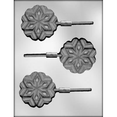 Snowflake Sucker Chocolate Mold