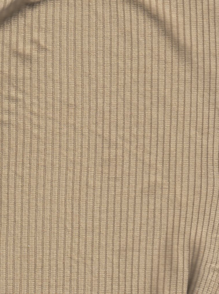 Rib Solid Stretch Knit Fabric