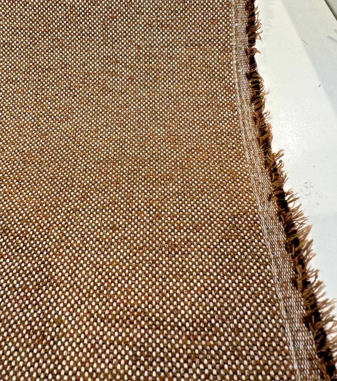 Sunbrella Outdoor Nurture Tawny Boucle Acrylic Fabric - Tawny Brownish Orange Boucle, 54" Width (1 Yard)