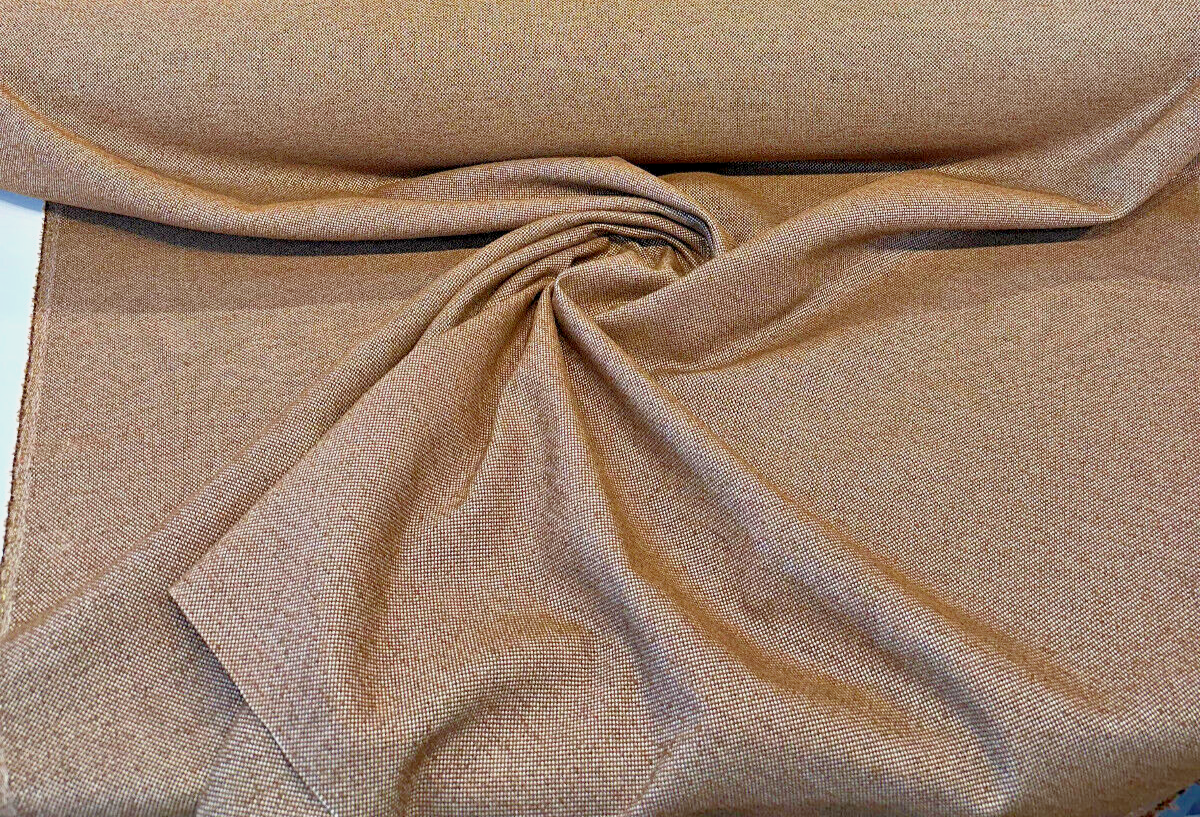 Sunbrella Outdoor Nurture Tawny Boucle Acrylic Fabric - Tawny Brownish Orange Boucle, 54" Width (1 Yard)