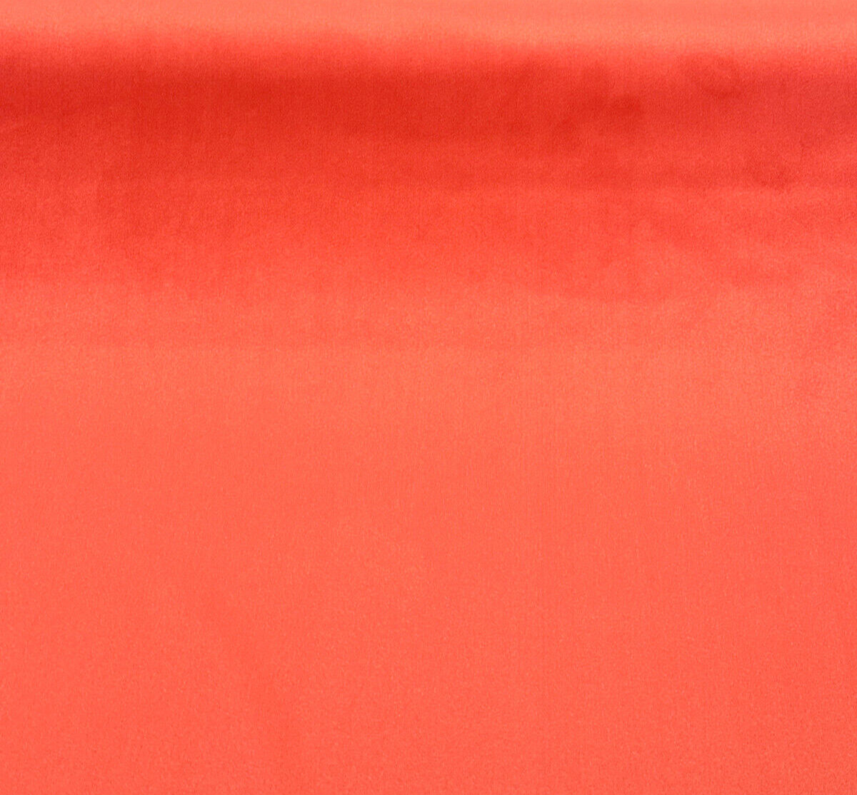 Rudy Velvet Polyester Fabric - Terracotta Orange, Upholstery, 56" Width (1 Yard)