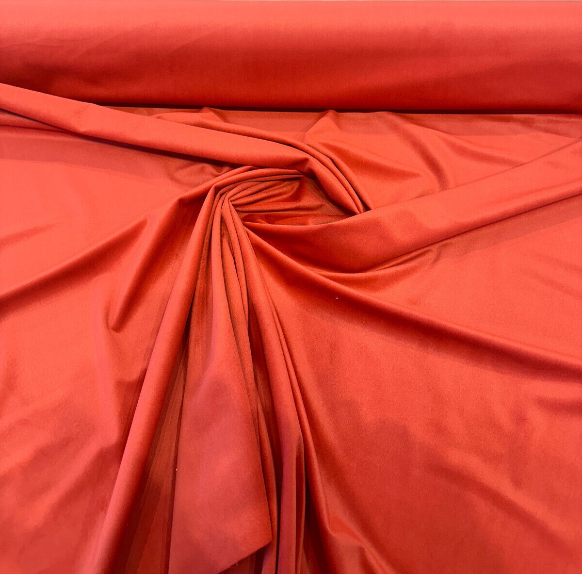 Rudy Velvet Polyester Fabric - Terracotta Orange, Upholstery, 56" Width (1 Yard)