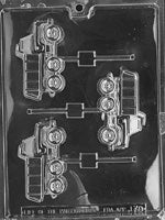Dump Truck Lollipop Mold - LPJ070
