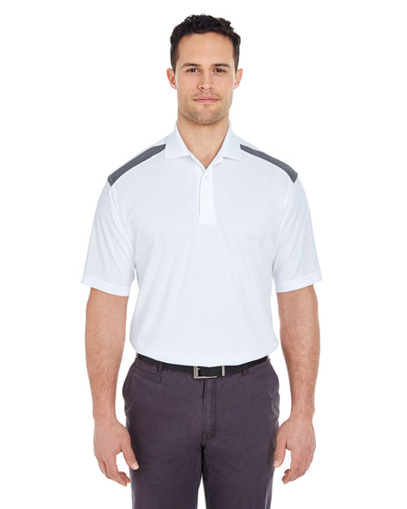 Adult Cool & Dry Two-Tone Mesh Piqué Polo