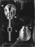 3D Clown Head Lollipop Chocolate Mold - LPK069
