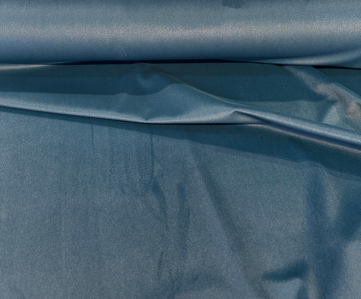 Rudy Velvet Polyester Fabric - Dark Teal Blue, Upholstery Velvet, 56" Width (By The Yard)