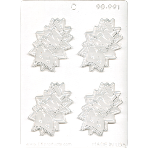 Bam! Superhero Lingo Chocolate Mold