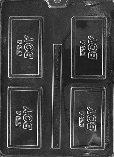 It's A Boy Card Chocolate Mold