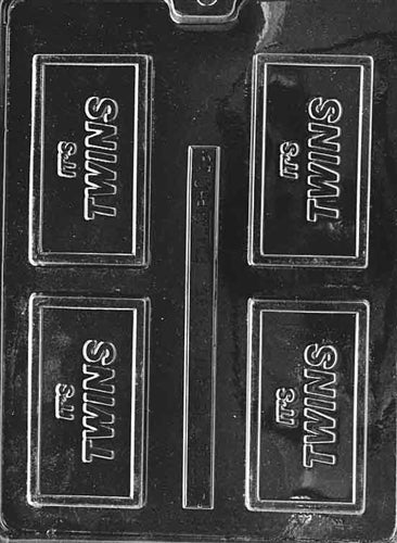 It's Twins Card Chocolate Mold - LPBC019