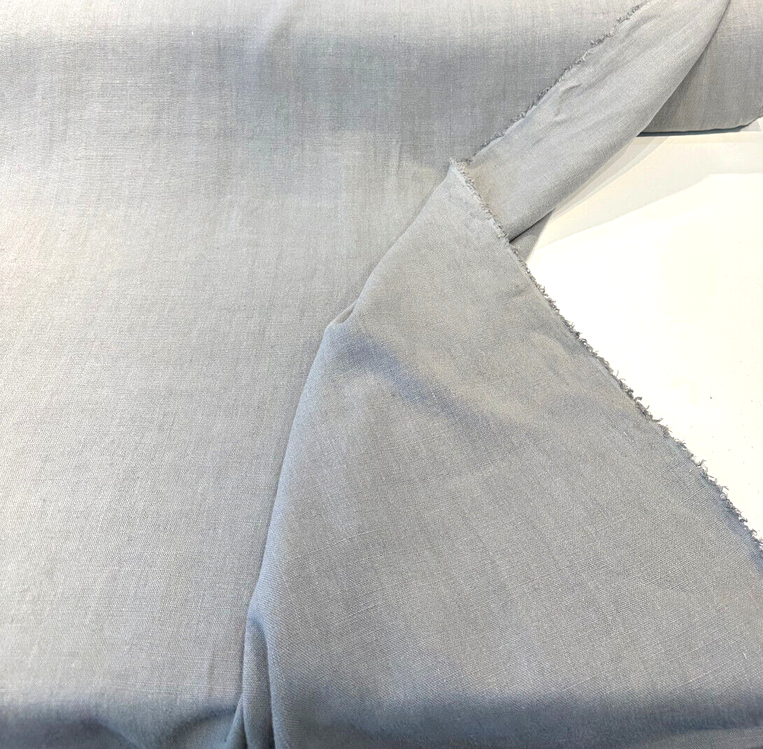 P Kaufmann Don Giovanni Linen Fabric - Slate Gray, Upholstery Drapery, 54" Width (1 Yard)