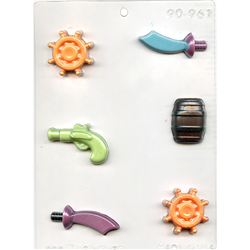 Pirate Assortment Chocolate Mold (90-961)*