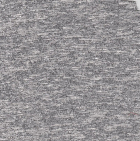 1 Yard Sweater Melange Brushed Solid Knit Fabric, 58/60'' Wide Rayon Polyester Spandex Blend