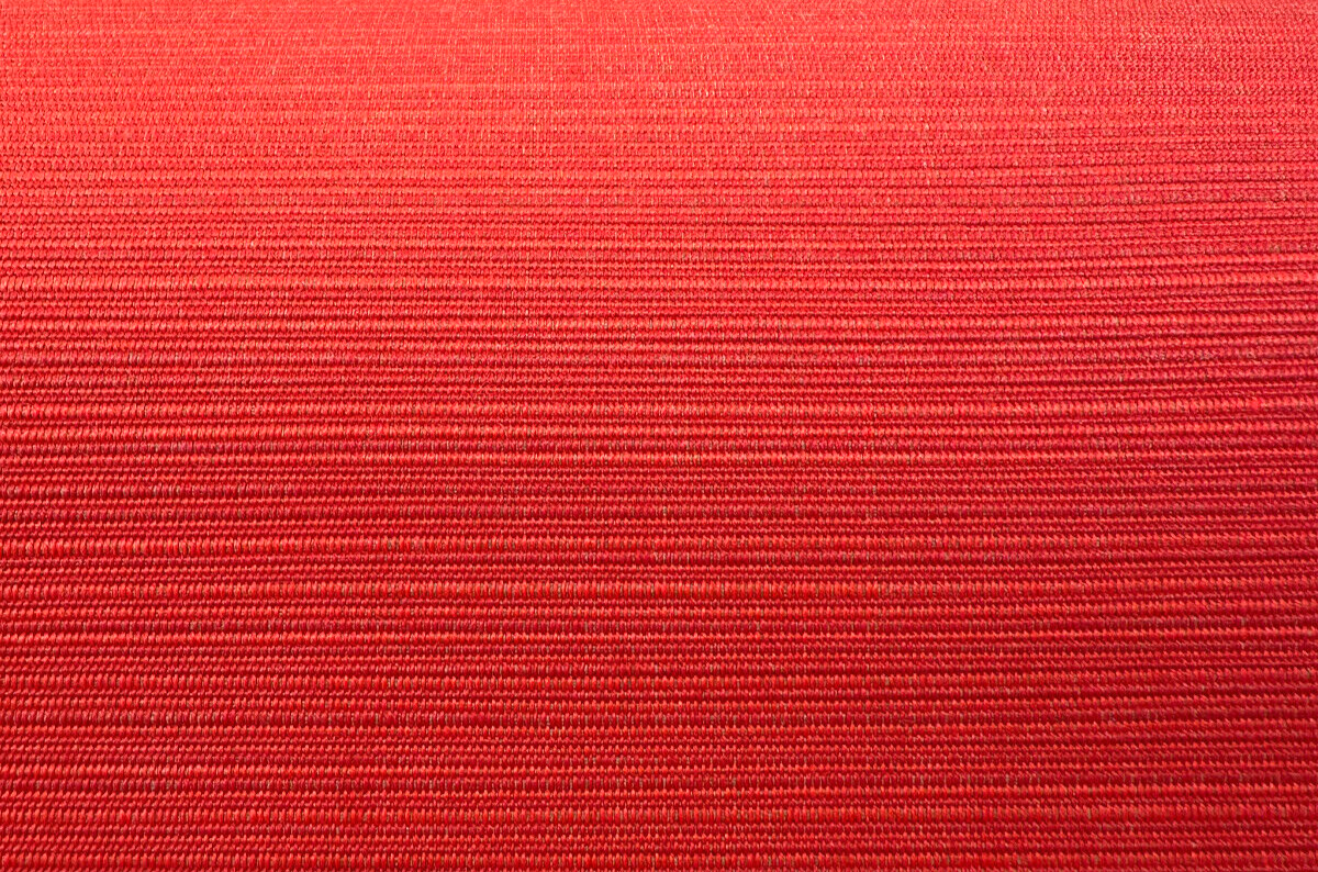 Sunbrella Dupione Acrylic Fabric - Crimson Red, Railroaded Solid & Variegated, 54" Width (1 Yard)