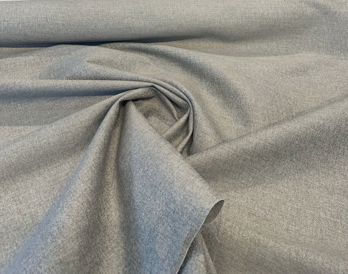 Sunbelievable Topsail Nature Gray Solution Dyed Acrylic Polyester Fabric - Nature Gray, Solid Color, 59" Width (By The Yard)