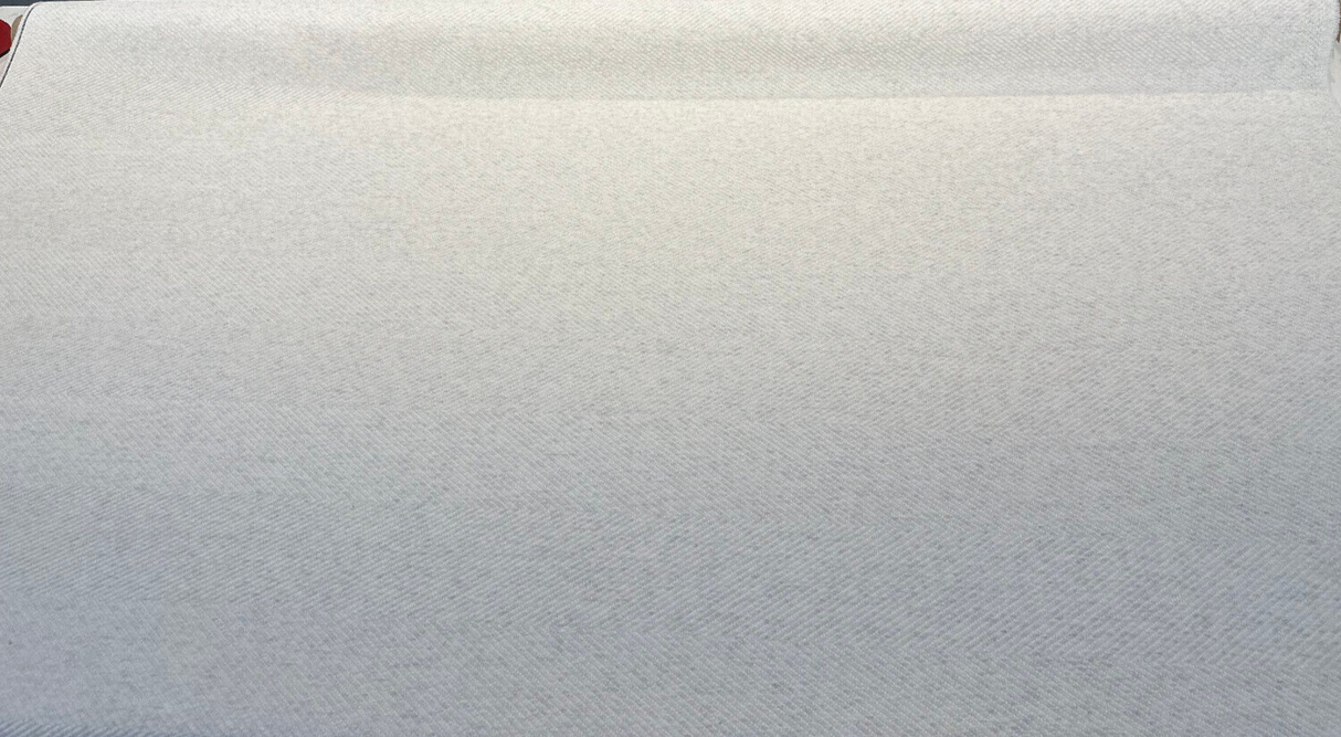 Sunbelievable Performance Chenille Cove Canvas Acrylic Polyester Fabric - Canvas White Off White Hints Of Gray, 59" Width (1 Yard)
