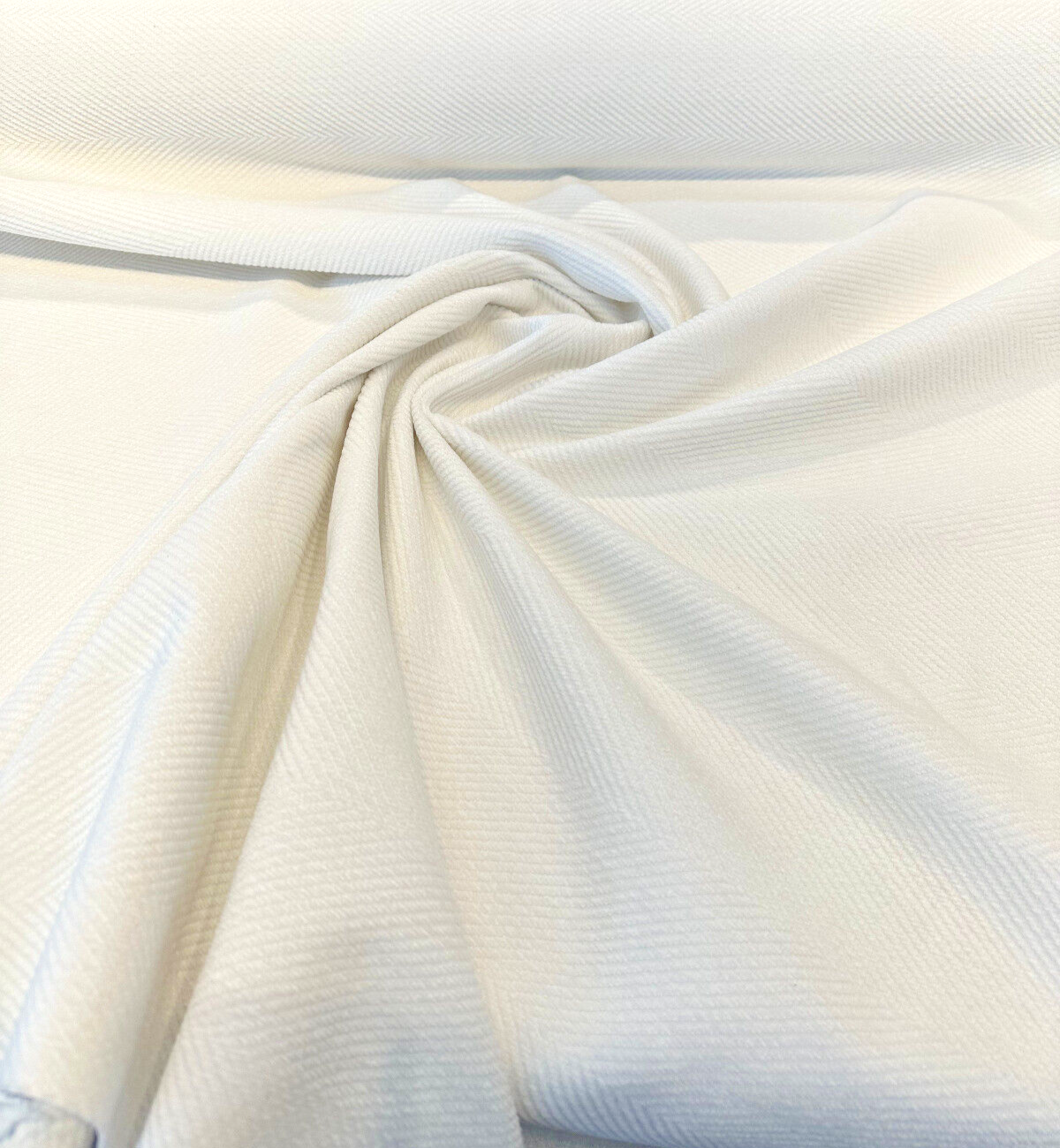 Sunbelievable Performance Chenille Cove White Acrylic Upholstery Fabric - White, Solid, 59" Width (1 Yard)