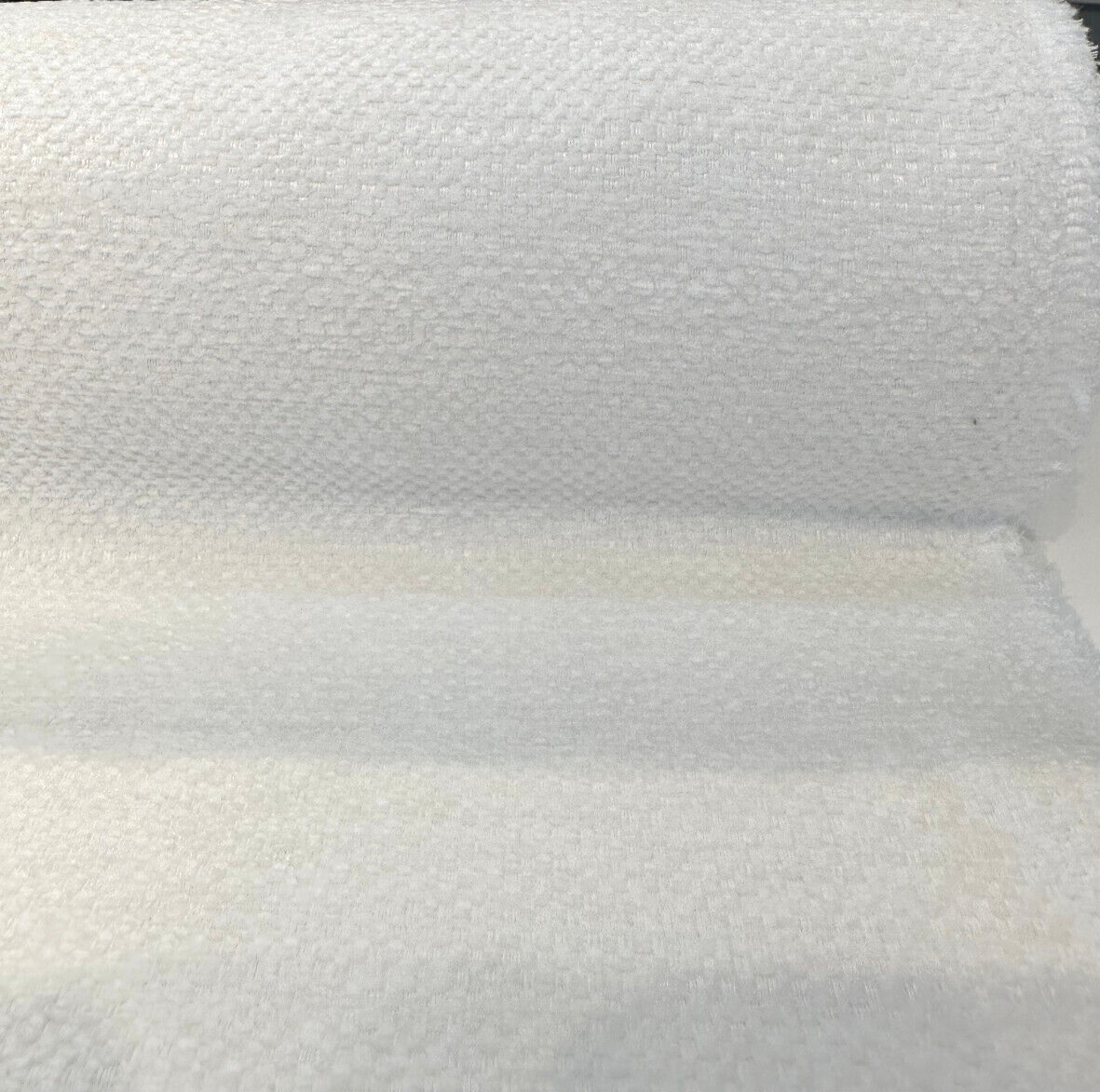 Sunbelievable Chenille Performance Upholstery Fabric - Pearl Beige Surf, Solid, 59" Width (By The Yard)