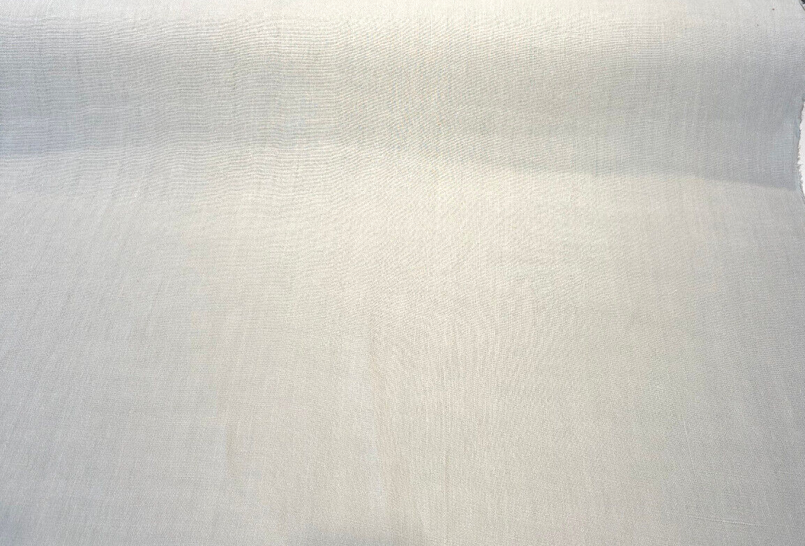 Don Giovanni Linen Fabric - Fog Gray, 54" Width (1 Yard)