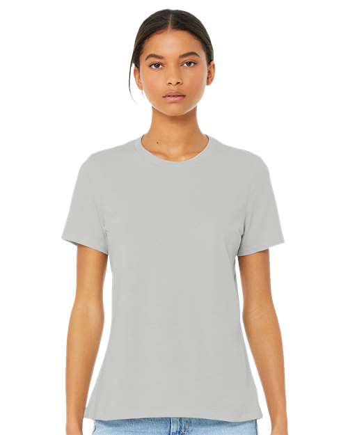 BELLA + CANVAS® Women’s Relaxed Fit Short Sleeve Heather CVC Tee