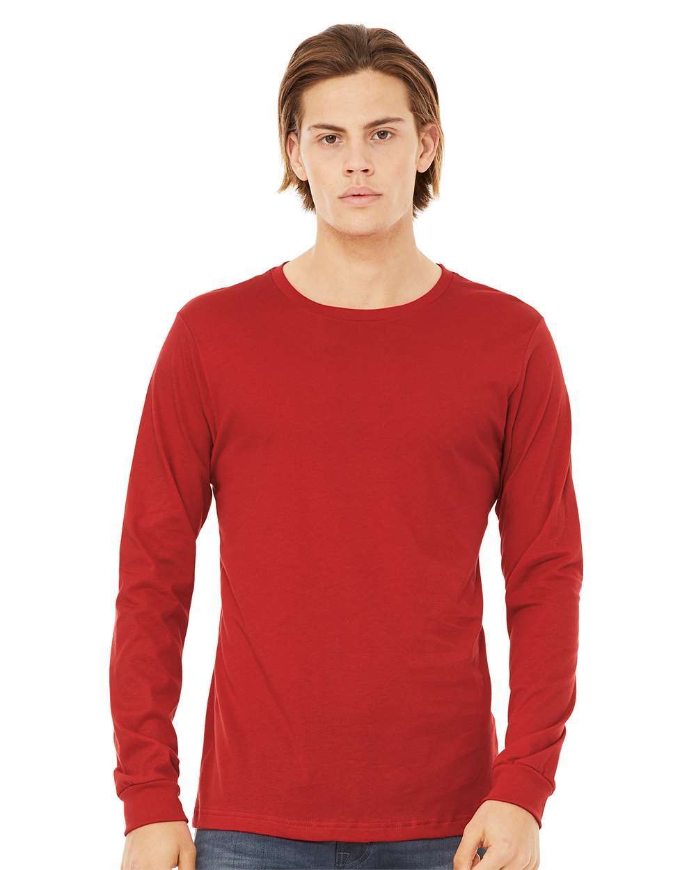 BELLA + CANVAS® Unisex Jersey Crewneck Long Sleeve Tee