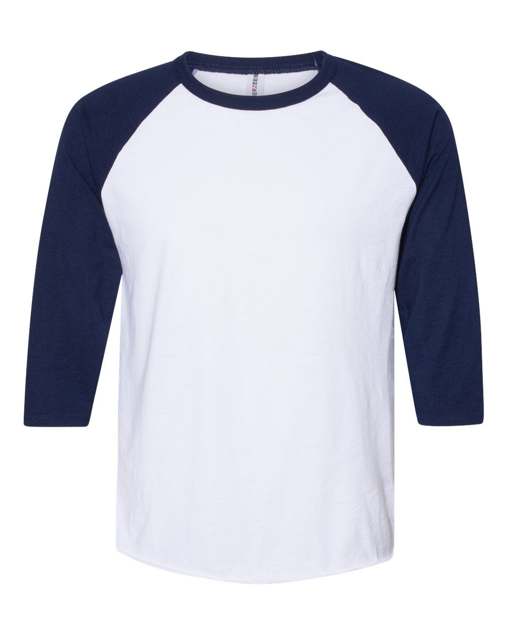 JERZEES® Three-Quarter Sleeve Raglan Baseball Ringspun Crewneck T-Shirt