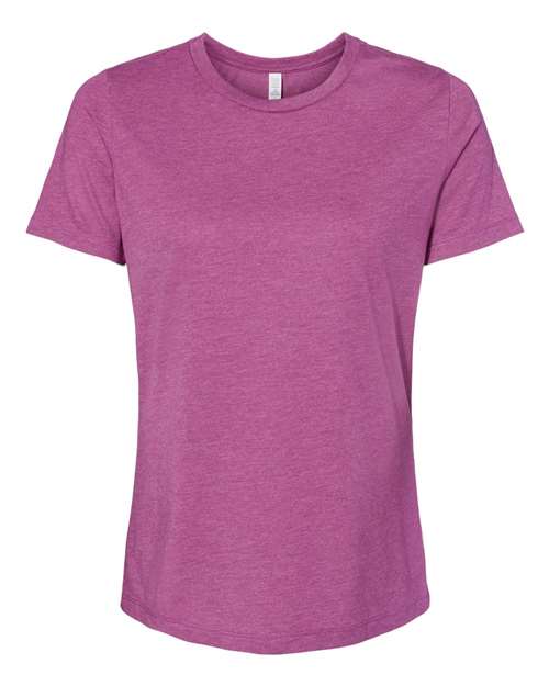 BELLA + CANVAS® Women’s Relaxed Fit Short Sleeve Heather CVC Tee
