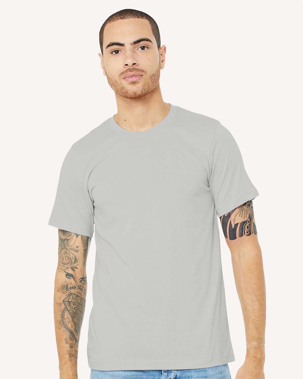 BELLA + CANVAS® CVC Crewneck Short Sleeve Jersey Tee